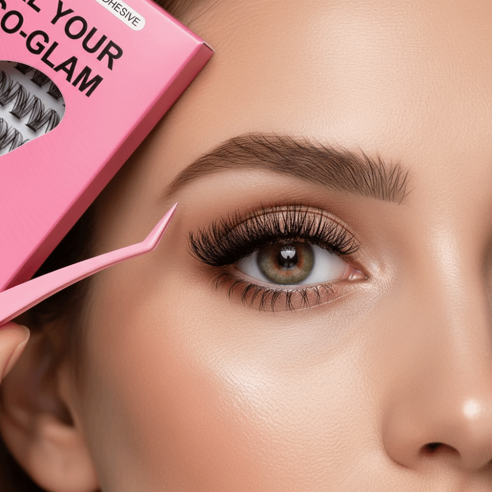 Eyelash Extension Full Set - Natuurlijke Look DIY Wimperverlengingsset Pluizig Geen