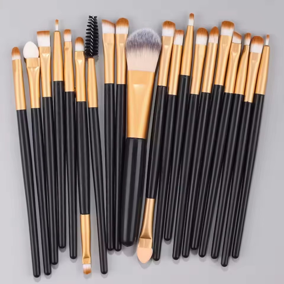 Eyelash Extension Full Set - Dubbelzijdige borstels met zachte haren, 20-delige