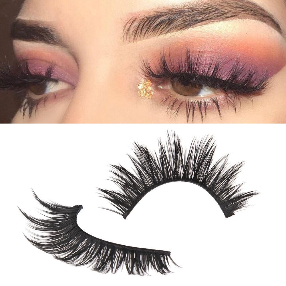 Eyelash Extension Full Set - 5 paar lange natuurlijke kruisvormige dikke
