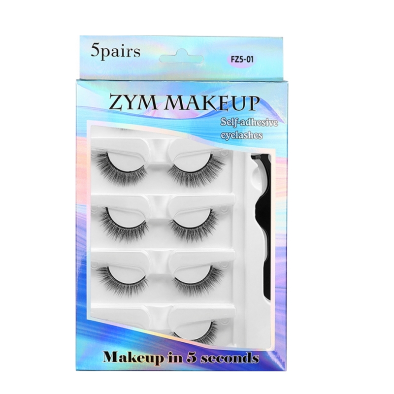 5 PAAR Lijmvrije nepwimpers me - Sensitive Lash Glue recensie en prijs