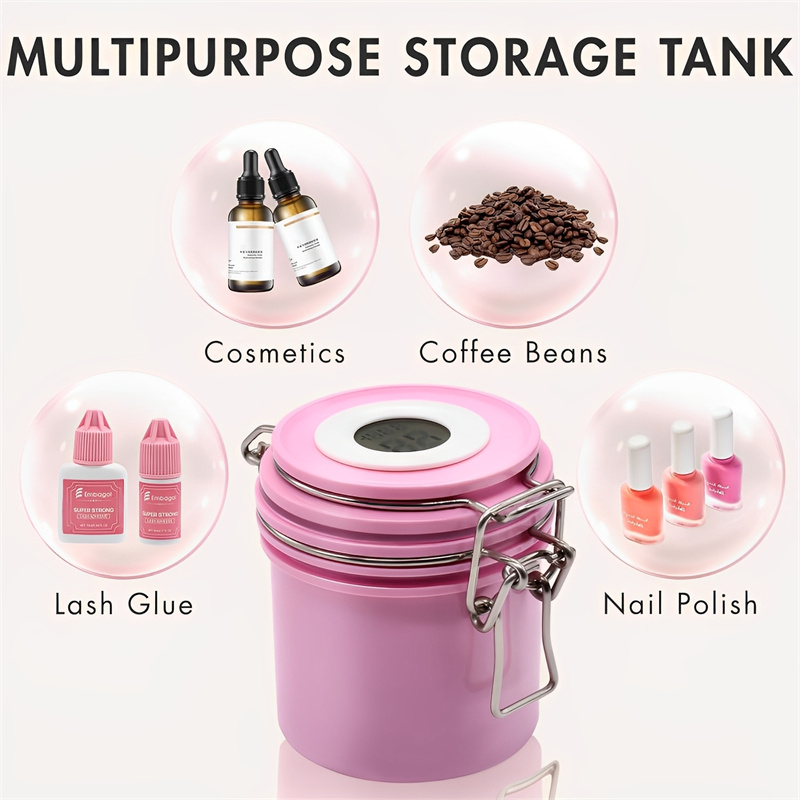 Opslagtank voor wimperlijm met - Eyelash Extension Aftercare recensie en prijs