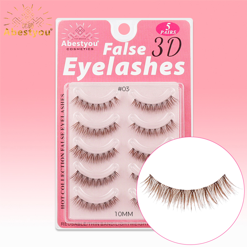 Abestyou 5 paar Korte Lichtere - Eyelash Extension Japan recensie en prijs