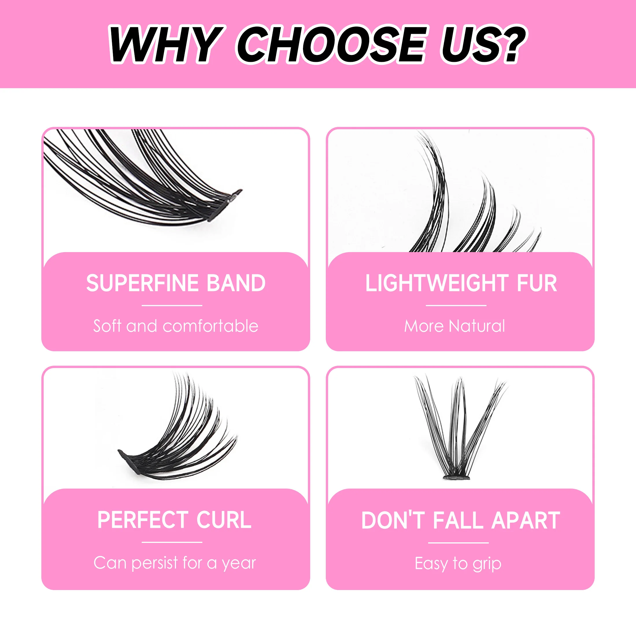 DIY Cluster Extension Lashes K - Eyelash Extension Full Set recensie en prijs