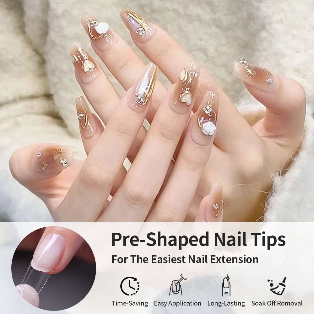 Nageltips Extensies Korte druk - Eyelash Extension Full Set recensie en prijs