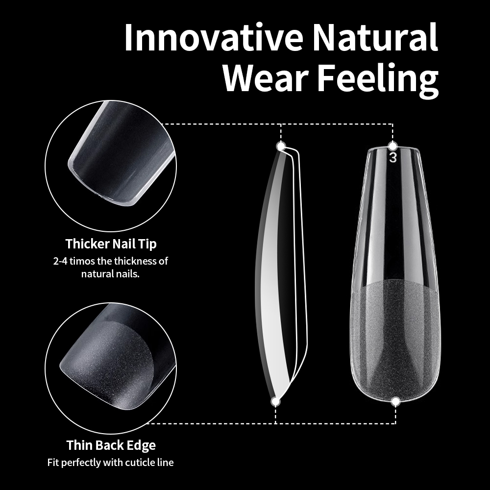 Nageltips Extensies Korte druk - Eyelash Extension Full Set recensie en prijs