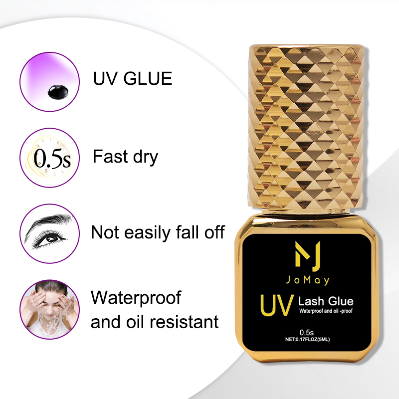 JOMAY Zwarte UV Wimperlijm 0.5 - Sensitive Lash Glue recensie en prijs