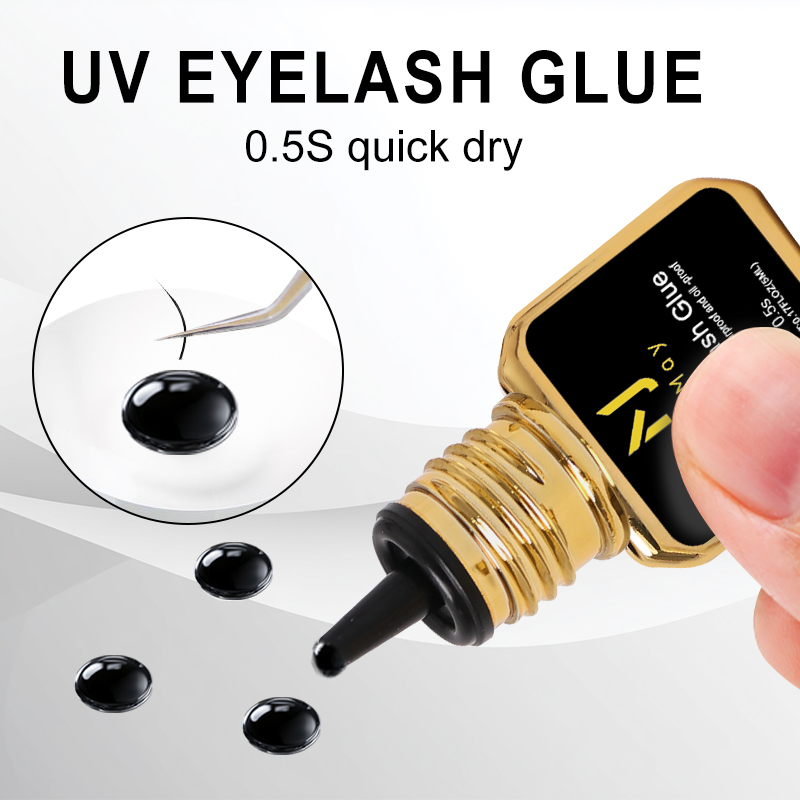 JOMAY Zwarte UV Wimperlijm 0.5 - Sensitive Lash Glue recensie en prijs
