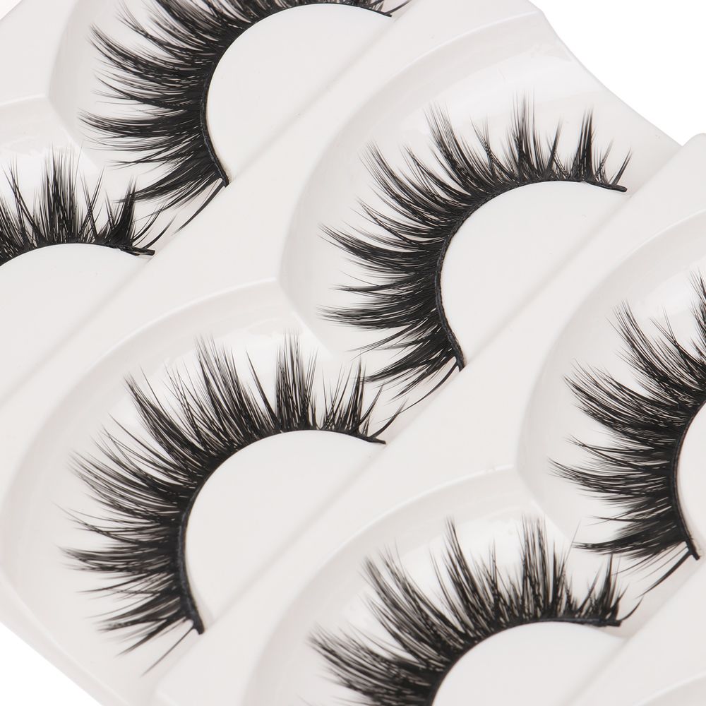 5 paar lange natuurlijke kruis - Eyelash Extension Full Set recensie en prijs
